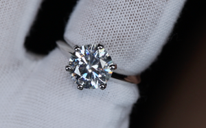 3.0ct Womens Engagement Ring | Womens Moissanite Engagement Ring