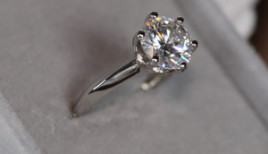 3.0ct Womens Engagement Ring | Womens Moissanite Engagement Ring