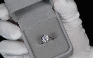 3.0ct Womens Engagement Ring | Womens Moissanite Engagement Ring