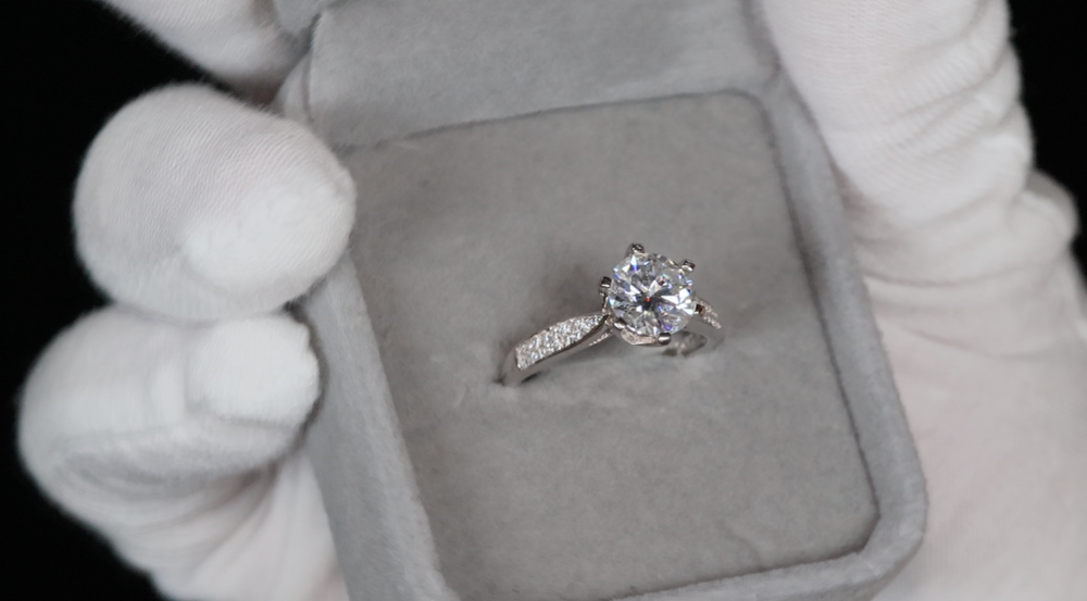 2.0 carat | Womens Engagement Ring | Moissanite Ring | Moissanite Engagement Rings