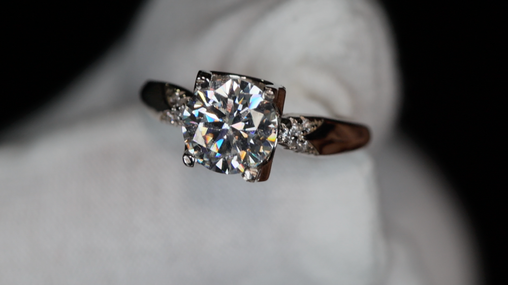 Womens Moissanite Diamond Rings