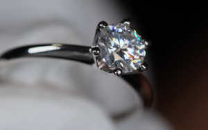 Moissanite Engagement Ring