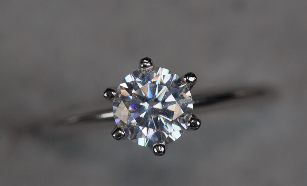 
            
                Load image into Gallery viewer, Womens Moissanite Ring | Moissanite Diamond Engagement Ring
            
        