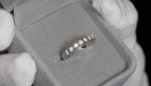 Womens Moissanite Ring