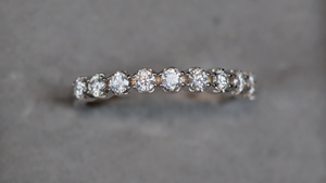 Womens Moissanite Ring