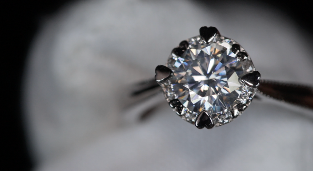 Moissanite Diamond Ring