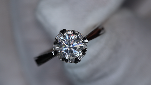 Moissanite Diamond Ring
