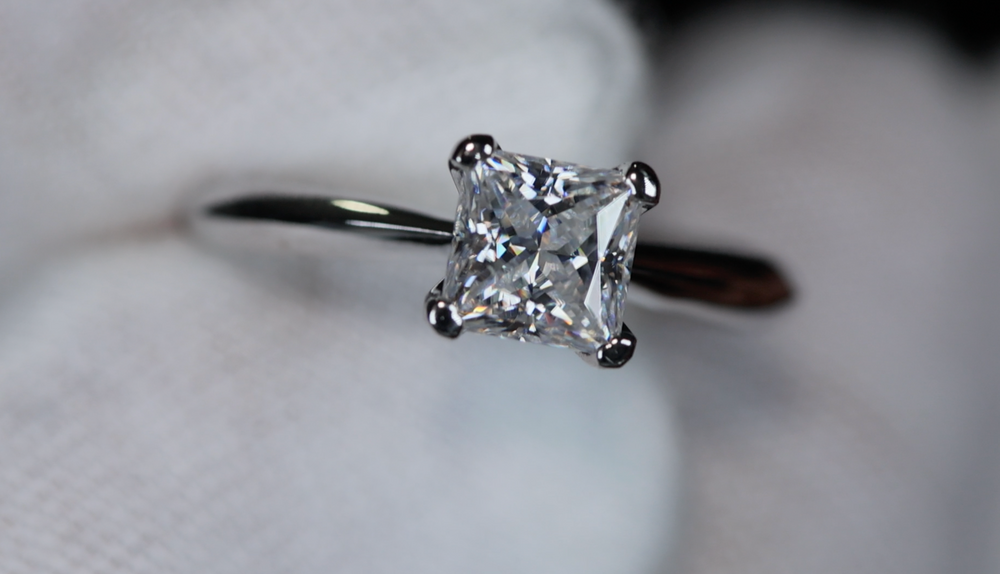 Princess Cut Diamond Engagement Ring