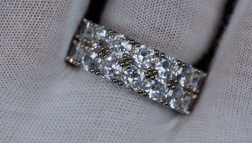 Diamond Tennis Ring | Mens Eternity Ring | Womens Eternity Ring