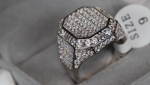 Mens Hip Hop Ring | Mens Iced Out Ring | Mens Big Diamond Rings