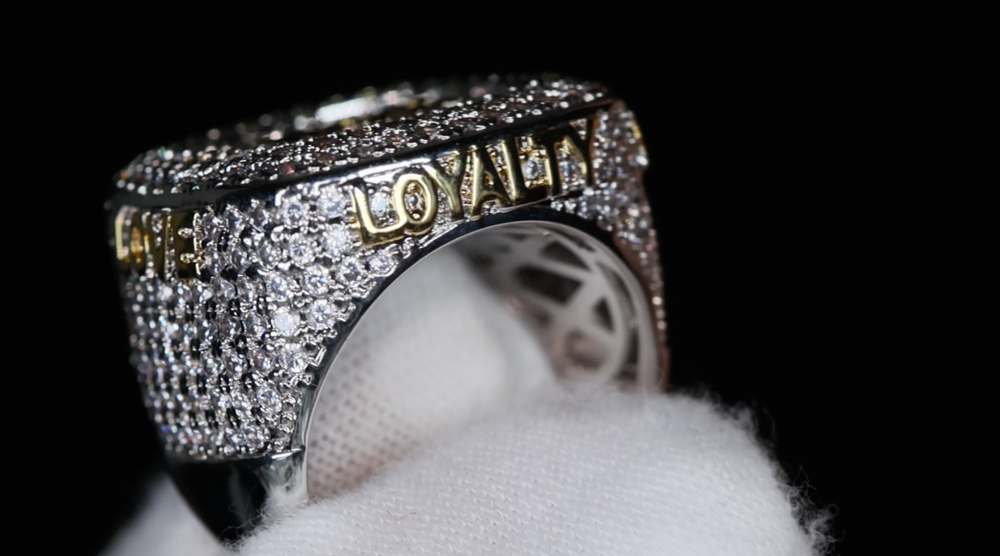 Baguette Diamond Superbowl Ring