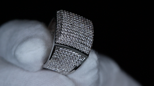 Mens Hip Hop Diamond Ring