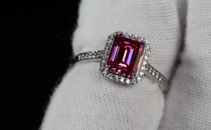 Pink Diamond Engagement Ring