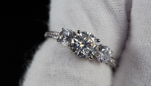 Three Stone Diamond Ring