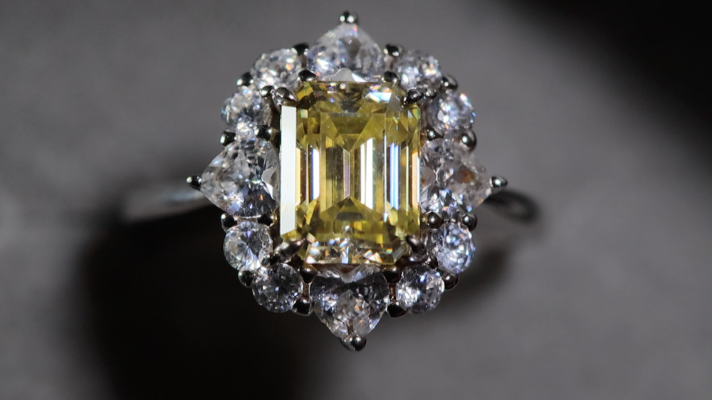 Yellow Diamond Engagement Ring