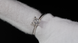 Womens Moissanite Diamond Ring