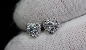 Moissanite Diamond Ear studs