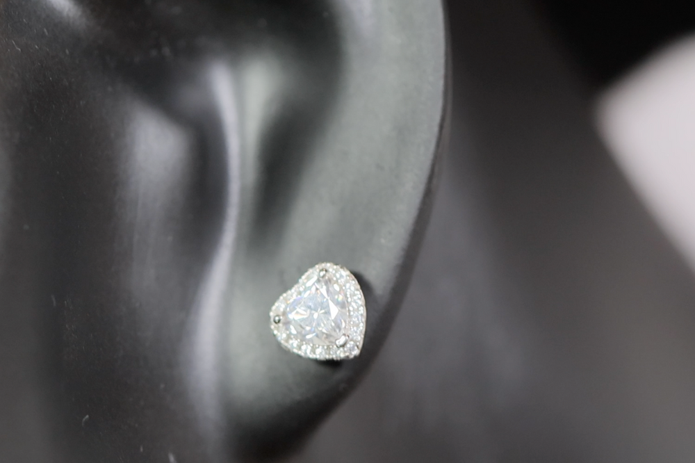 Moissanite Ear studs