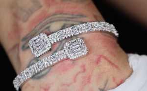 Iced Out Bracelet | Womens Bracelet | Mens Bracelet | Diamond Bracelet | Baguette Bracelet