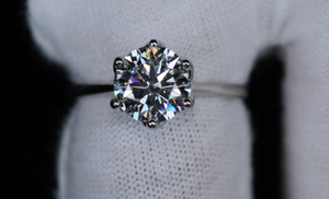 Womens Moissanite Engagement Ring | Moissanite Engagement Ring