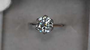 Womens Moissanite Engagement Ring | Moissanite Engagement Ring