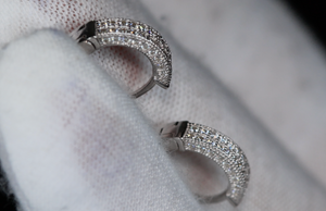 Lab Grown Diamond Hoop Earrrings