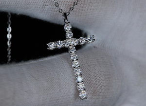 Lab Grown Diamond Cross Pendant