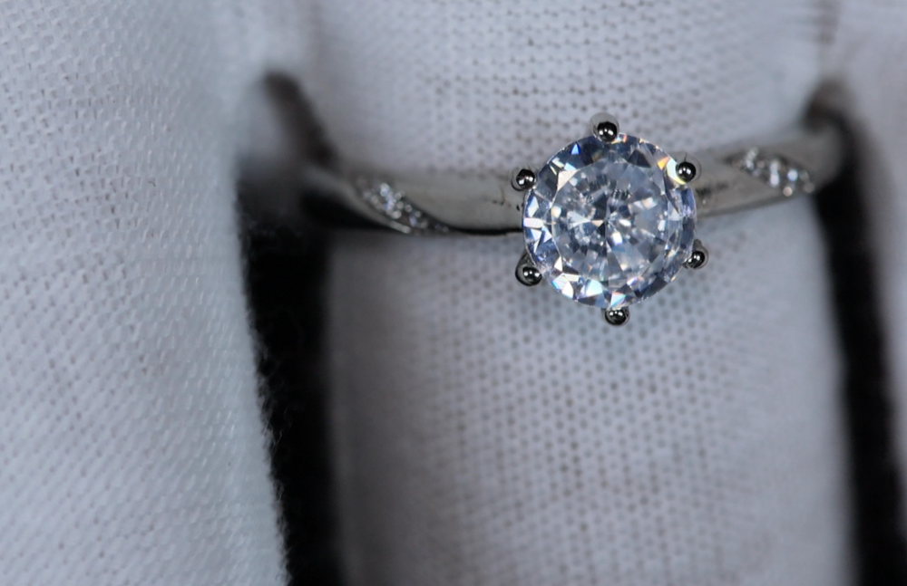 Diamond Engagement Ring | Round Diamond Engagement Ring | Womens Engagement Ring