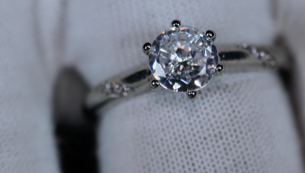 Diamond Engagement Ring | Round Diamond Engagement Ring | Womens Engagement Ring