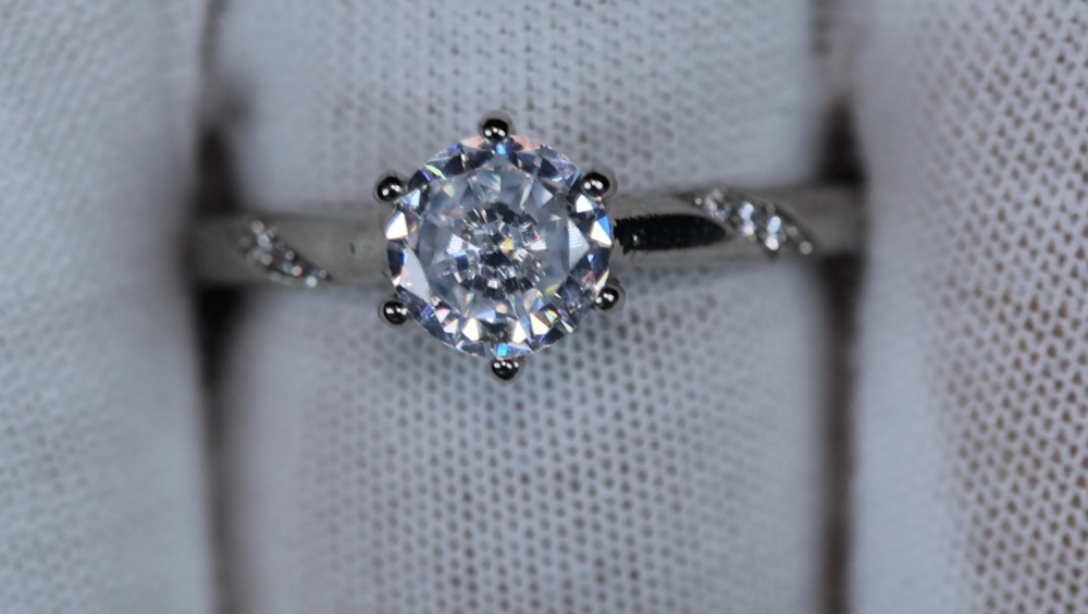 Diamond Engagement Ring | Round Diamond Engagement Ring | Womens Engagement Ring