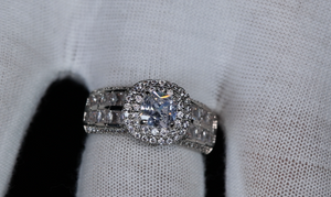 Promise Ring | Womens Ring | Princess Cut Diamond Engagement Ring