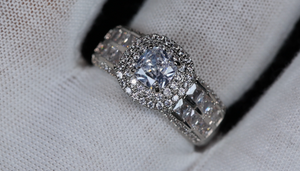 Promise Ring | Womens Ring | Princess Cut Diamond Engagement Ring