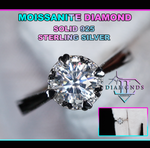 Womens Solitaire Engagement Ring