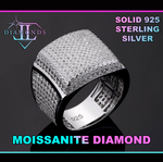 Moissanite Hip Hop Ring