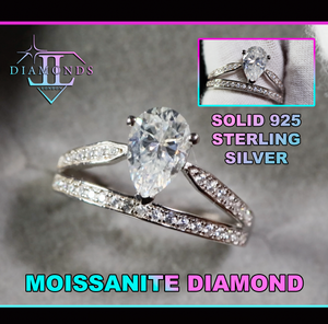 Moissanite Diamond Engagement Ring