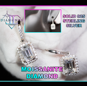 Moissanite Diamond Earrings