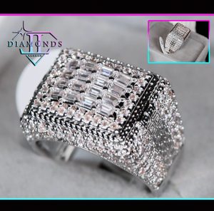 mens big iced out ring