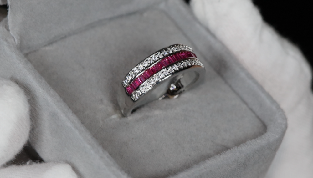 Pink Diamond Ring