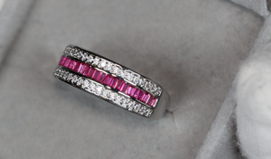 Pink Diamond Ring