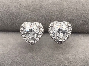 Moissanite Diamond Ear studs