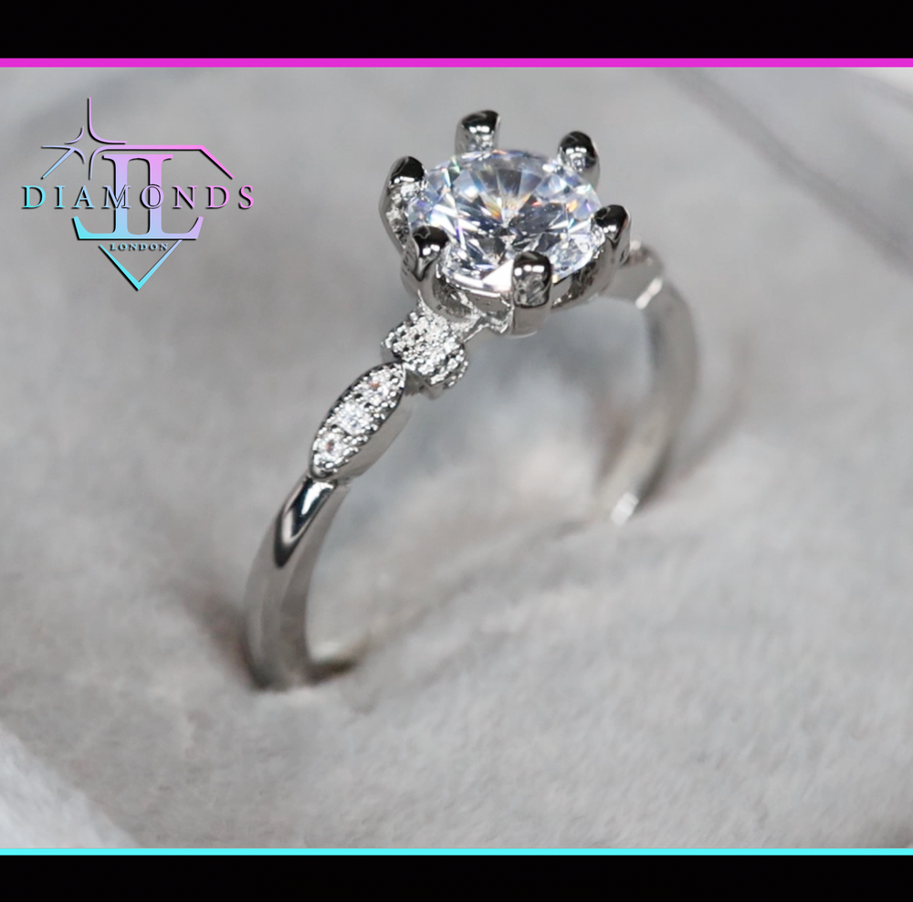 Womens Diamond Engagement Ring