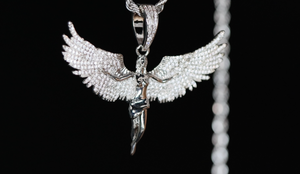 Diamond Angel Pendant