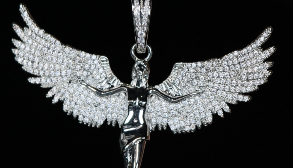 Diamond Angel Pendant