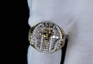 Iced Out Pharaoh Ring