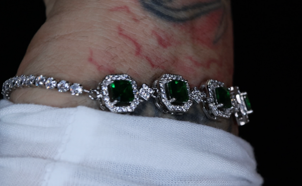 Green Diamond Bracelet