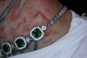 Green Diamond Bracelet
