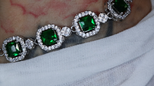 Green Diamond Bracelet