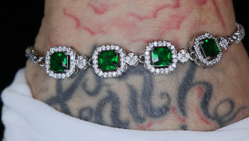 Green Diamond Bracelet