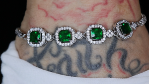 Green Diamond Bracelet