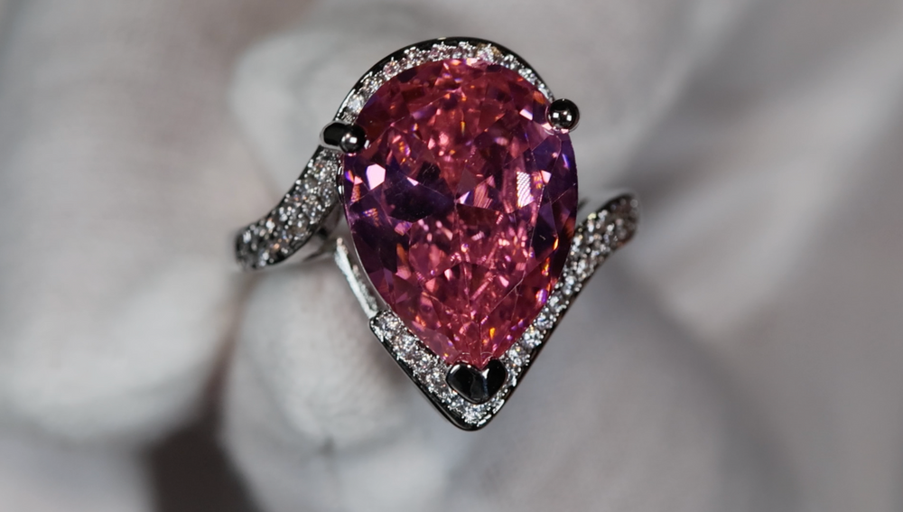 Pink Diamond Ring